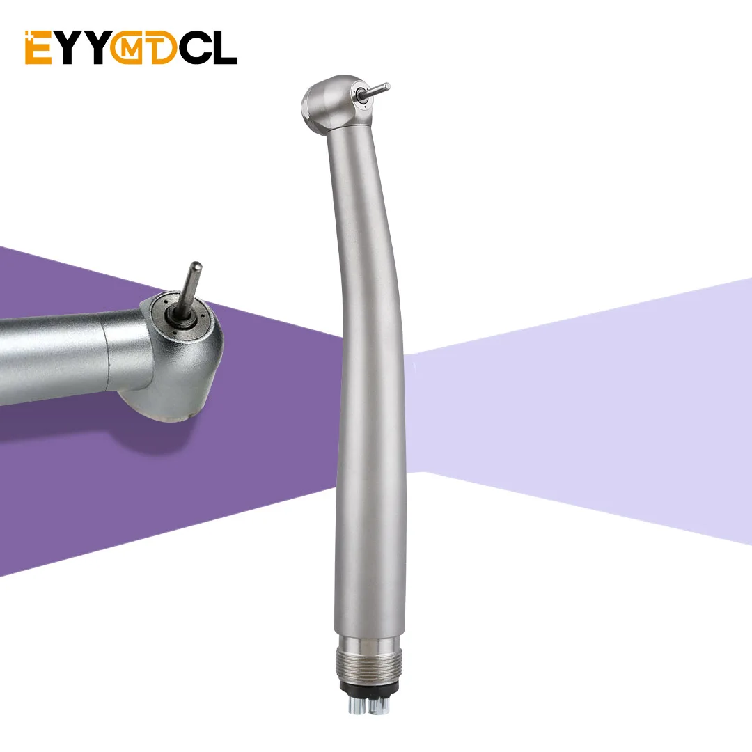 ทันตกรรมความเร็วสูง Turbine LED E-เครื่องกําเนิดไฟฟ้า Triple สเปรย์/ไม่มี LED เดี่ยวสเปรย์ Handpiece PUSH ปุ่ม 4/2 รู