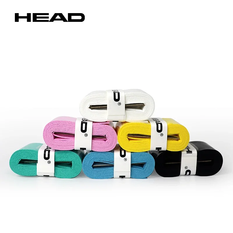 12PCS HEAD Overgrips Sweatband Tennis Racket Hand Rubber Anti-slip Rubber Racket Handle Strap Sweat Absorbent and Wear Resistant