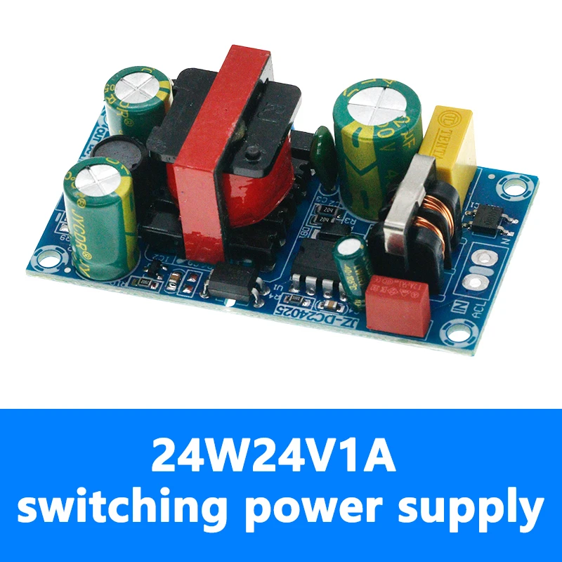 Módulo de fuente de alimentación conmutada AC-DC, circuito desnudo de 100-265V a 12V, 2A, 24W, 24V