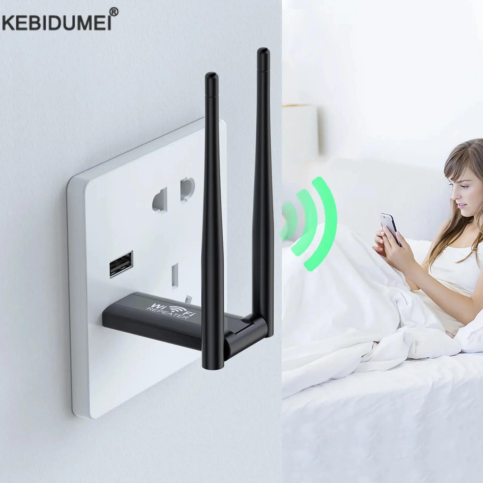Repetidor WiFi inalámbrico USB de 300Mbps, 2,4G, enrutador extensor, amplificador de señal WiFi, amplificador, repetidor Wi-Fi de largo alcance, punto de acceso