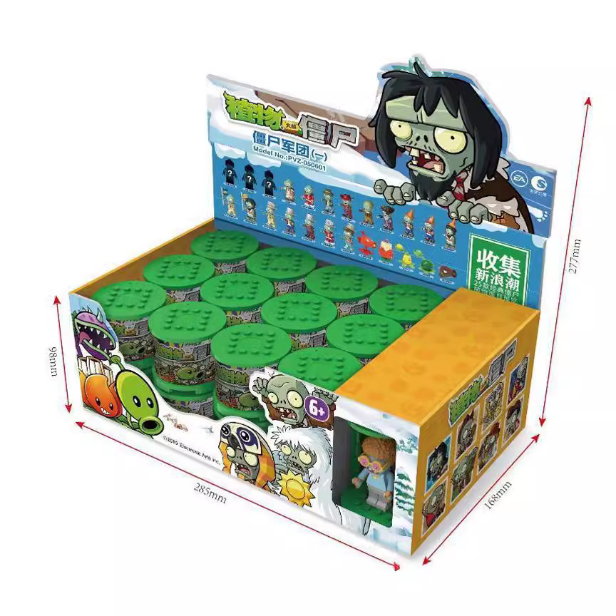 植物対ゾンビ 2 火災ピーシューターゾンビアーミーブラインドボックスゲームシーンモデル 50 スタイルアクションフィギュアコレクション男の子のおもちゃギフト