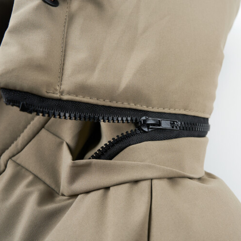 Lässige Herrenmütze, abnehmbare, mit Baumwolle gefütterte Jacke, gerade Business-Gentleman-gepolsterte Jacke, Jugend-Stehkragen, Thermo-Parker