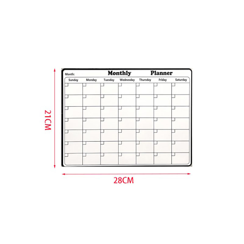 Magnetic Whiteboard Fridge Magnet Board Magnetic Message Board Weekly Schedule Magnet Writing Board Sticker