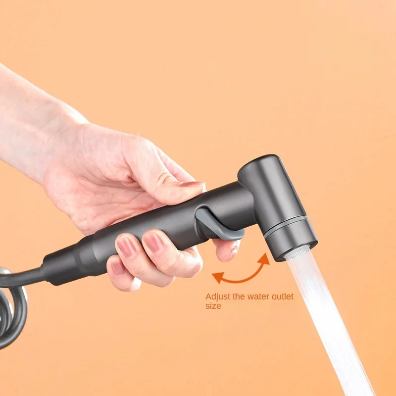 Bidet WC Sprayer Set Sprüh wasser Bad Hand Bidet Sprayer WC Dusche Doppel auslass Winkel ventil WC Zubehör