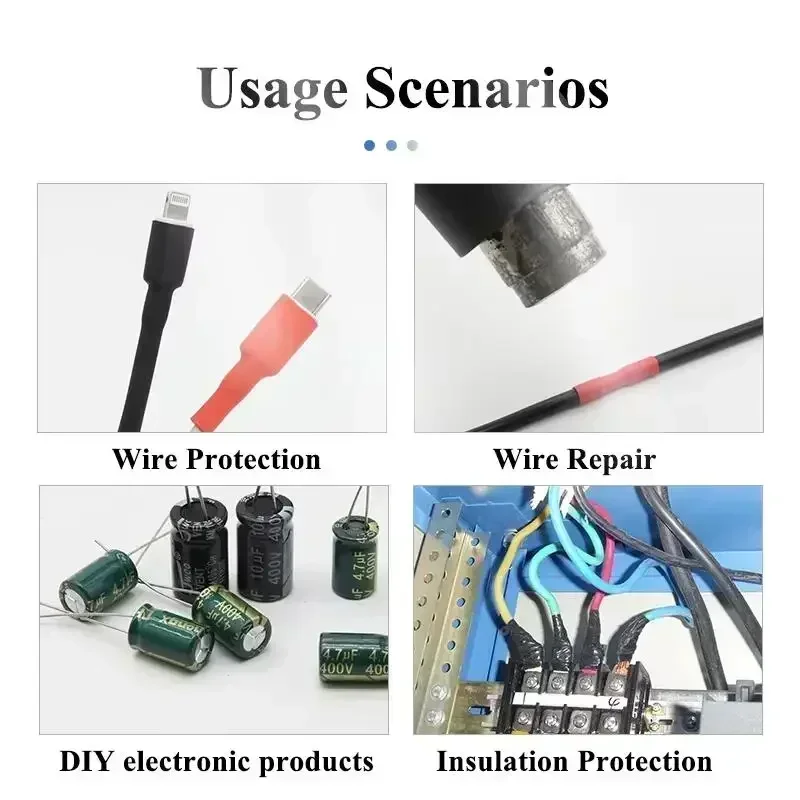1m 41 Sealing Waterproofing AntiCorrosion Protection And Heat Shrink Tubing For WearResistant And Leak Proof MultiStrand Harness