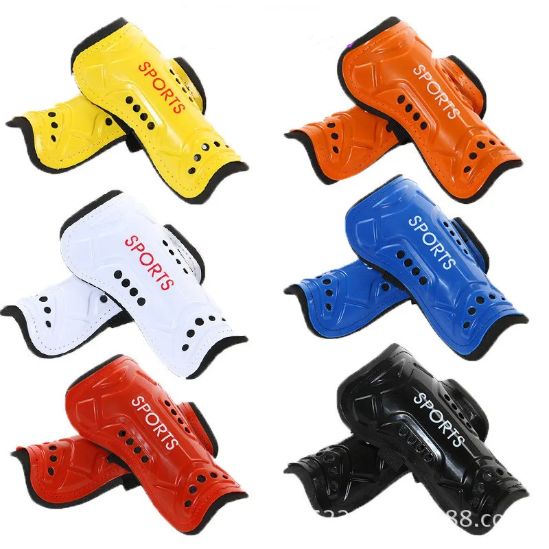 1 пара футбольных ремней, накладки на голени, профессиональная легкая защита для икр для детей и взрослых, футбольные аксессуары
