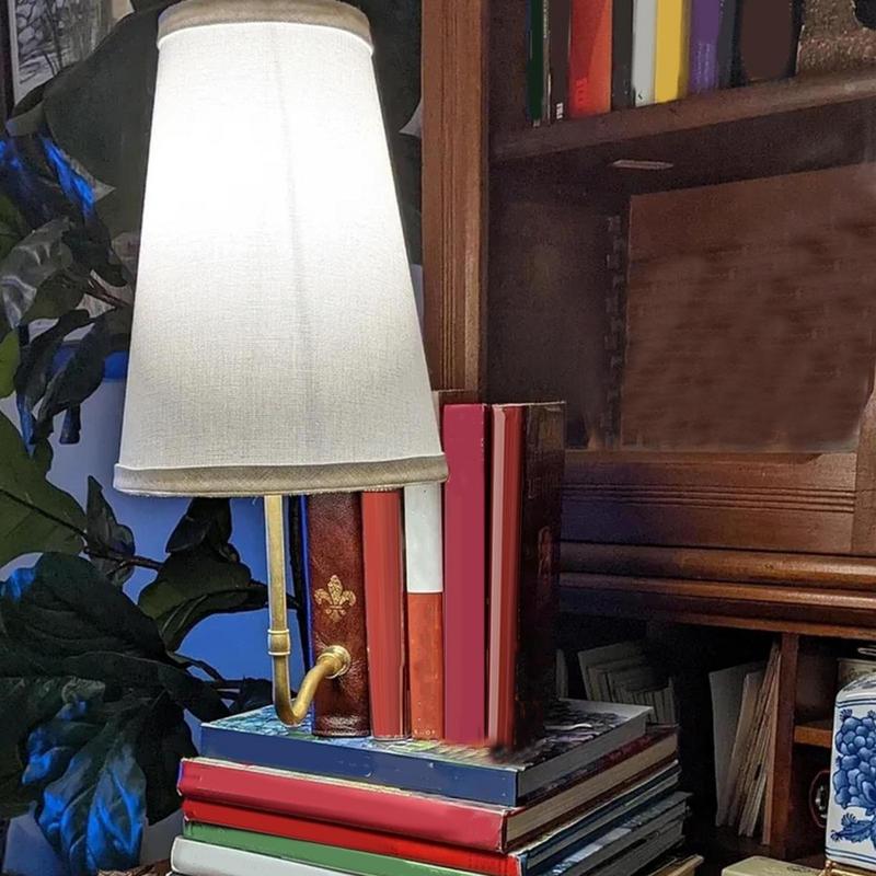 Literature Book Lamp Vintage Book Design Table Lamp Desk Reading Book Light Nightstand Desk Lamps Creative Home Decor Pendant