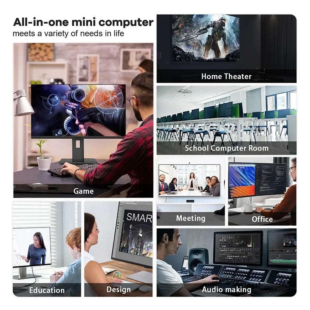 Top! Beelink Mini PC SER5 Max AMD Ryzen7 5800H DDR4 16G 500G NVME SSD 32G 500G SER5 Pro 5850U WiFi6 4K Type-C Gaming Mini Comput
