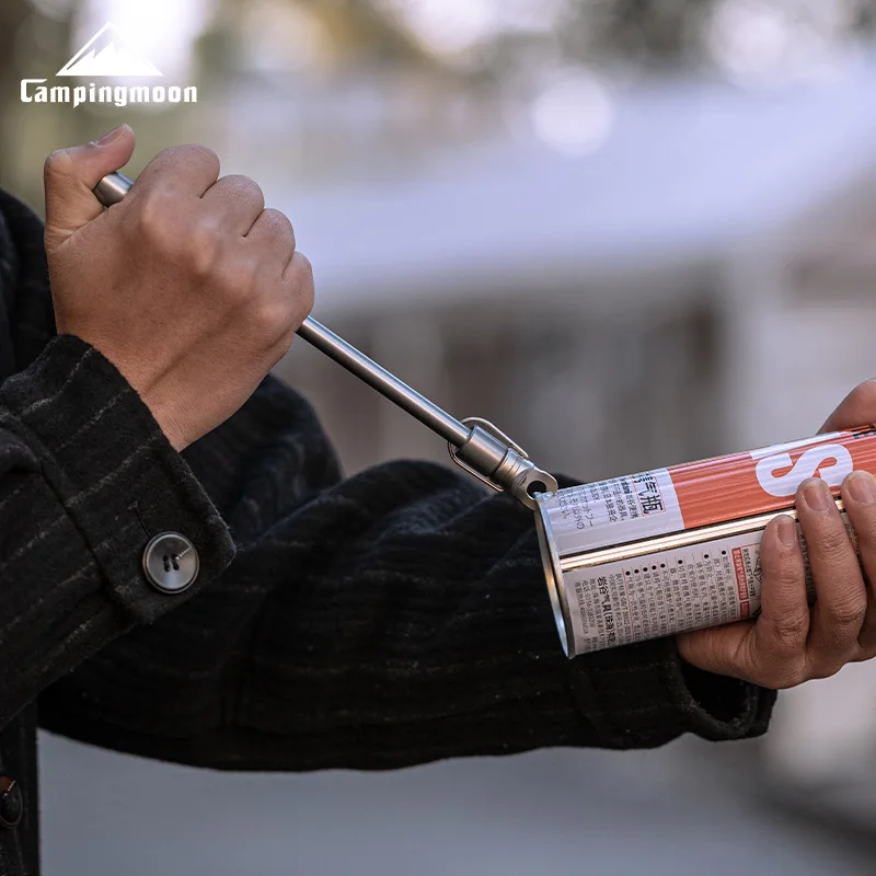 CAMPINGMOON Gas Cylinder Puncher, Easy to Seal Gas Cylinder, can be Hung on Keychain, Cancer Caliper