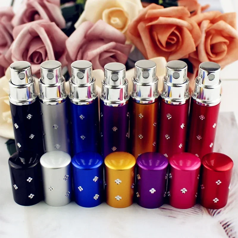 1PC 5ml Small Portable Perfume Bottle 10ml Empty Perfume Atomizer Metal Spray Pump Bottles