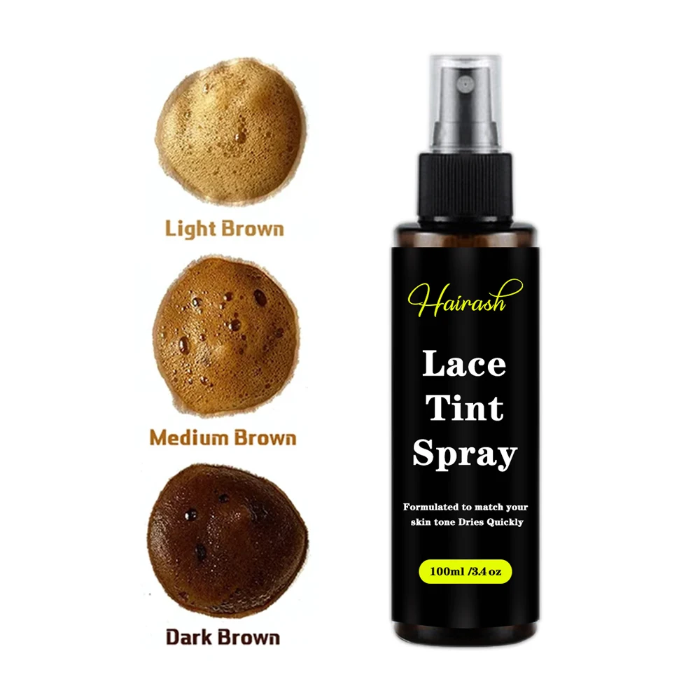 Lace Tint Spray Wig Knots Healer Quick Dry Wig Grids Concealer Hair Tint Mousse For Lace Front Wigs