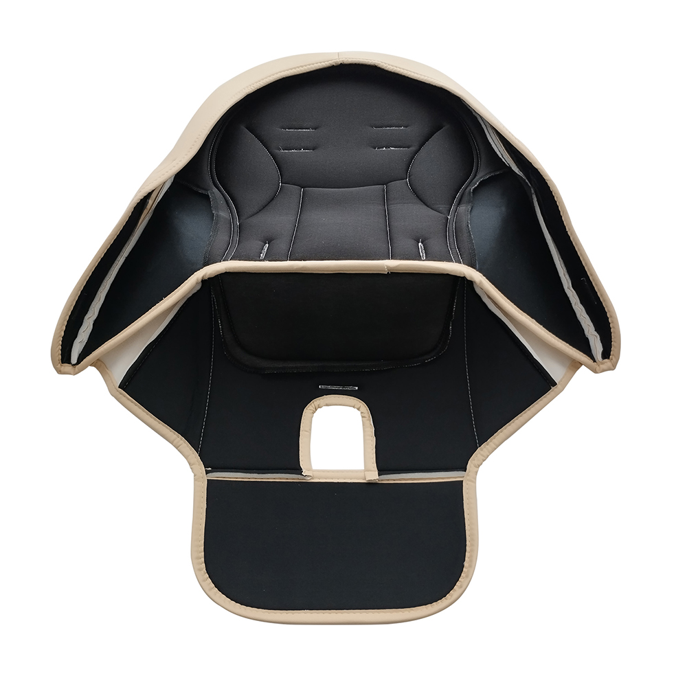 Cojín de asiento para Peg perego Siesta Zero 3 Aag Prima Pappa, silla alta, cochecito de bebé, cinturón de seguridad de cuero PU, almohadilla para la entrepierna del hombro