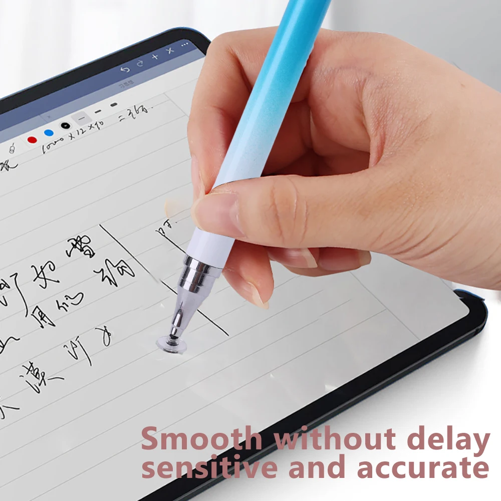 1-4Pcs Universal 2 in 1 Stylus Pen Drawing Tablet Pens Colorful Capacitive Screen Touch Pen for Mobile Phone Tablet Smart Pen