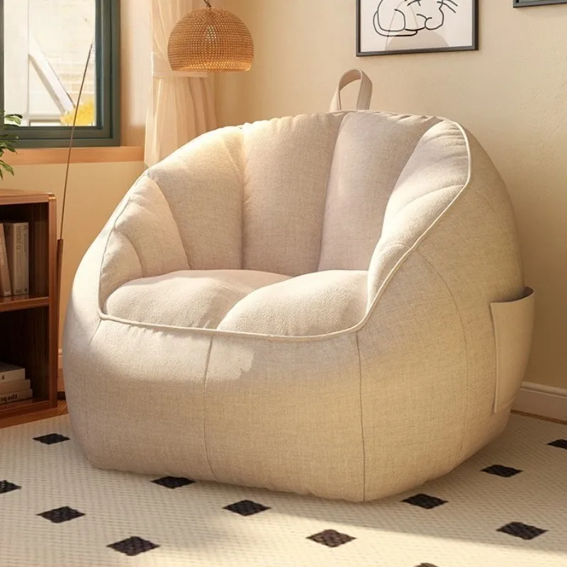 Lazy Bean Bag โซฟาห้องนั่งเล่นยักษ์ Beanbag โซฟาพักผ่อนผ่อน One Person Ground Tatami โซฟาขนาดใหญ่ Comfort โซฟาเก้าอี้