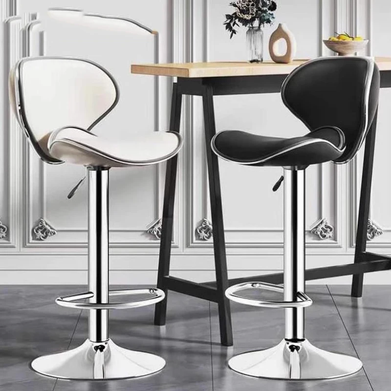 Luxuriöse Büro-Barstühle, drehbar, Designer, verstellbar, modern, minimalistisch, Barhocker, ergonomisch, weich, Taburete Alto, Wohnmöbel