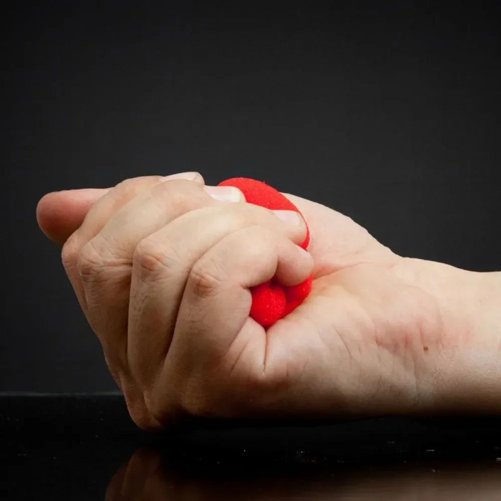 10 個子供レッドマジックボール小道具トリック魔法のおもちゃ子供のためのスポンジボールストリートクラシックイリュージョンステージコメディトリック小道具