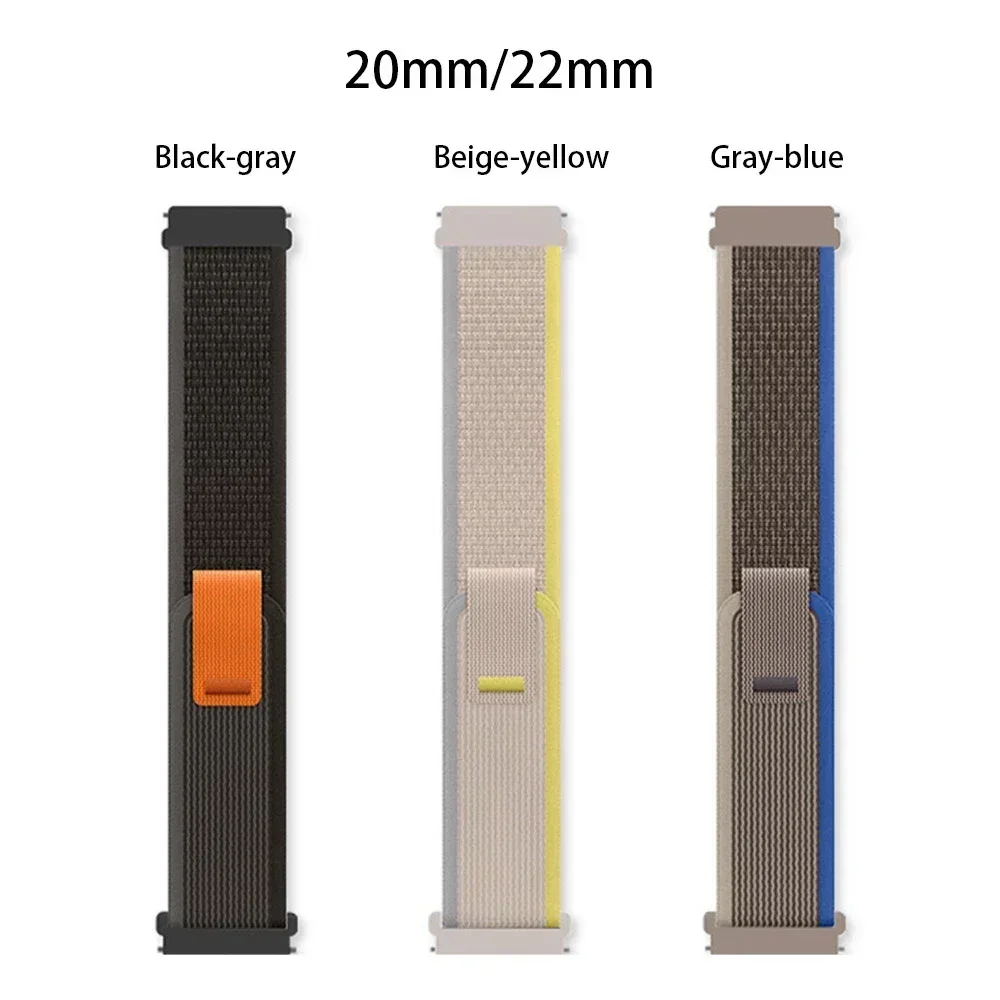20 ミリメートル 22 ミリメートルナイロンループストラップガーミン Vivoactive 4 5 フォアランナー 255 265 スマート時計バンド交換可能ガーミン Venu 3 2 コレア