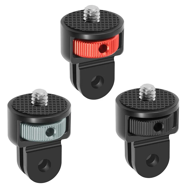 1/4 Screw Converter Mini Tripod Adapter for GoPro 13 12 11 10 9 8 Insta 360 X5 X4 DJI OSMO 360 Action 5 Pro 4 Camera Accessories