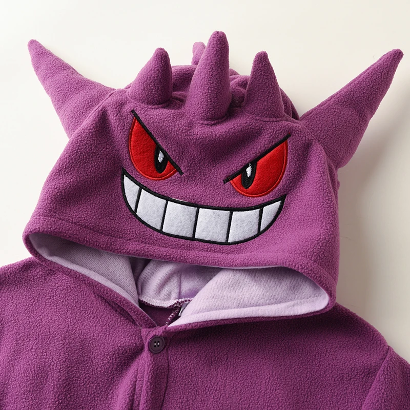 เด็ก Charizard Onesie สําหรับเด็ก Gengar Kigurumi Umbreon One ชิ้นชุดนอน Eevee ชุดสูทเต็มรูปแบบสาวฮาโลวีนคอสเพลย์