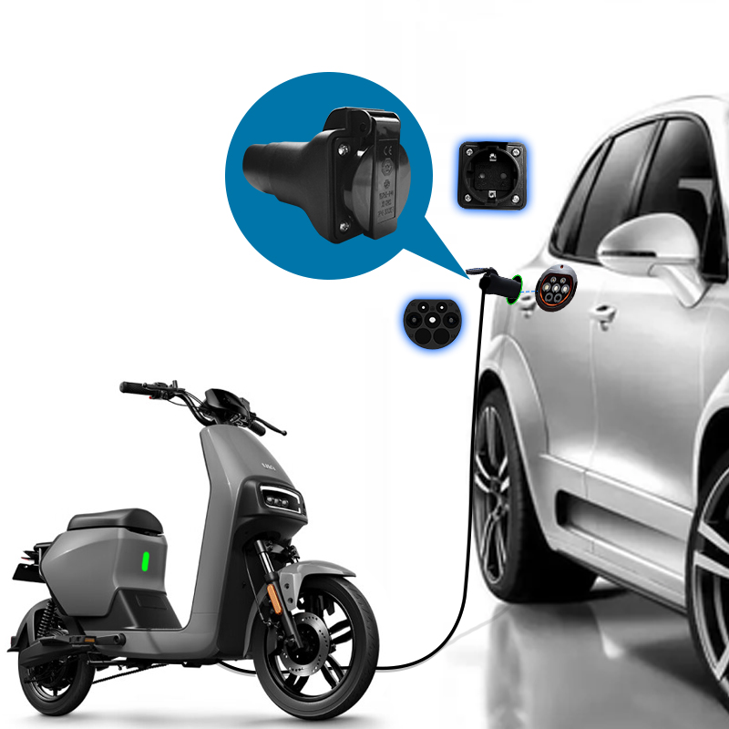 GBT V2L Portable Discharger EV Conversion Schuko Socket OEM New Energy Electric Vehicle Discharge for Outdoor Camping