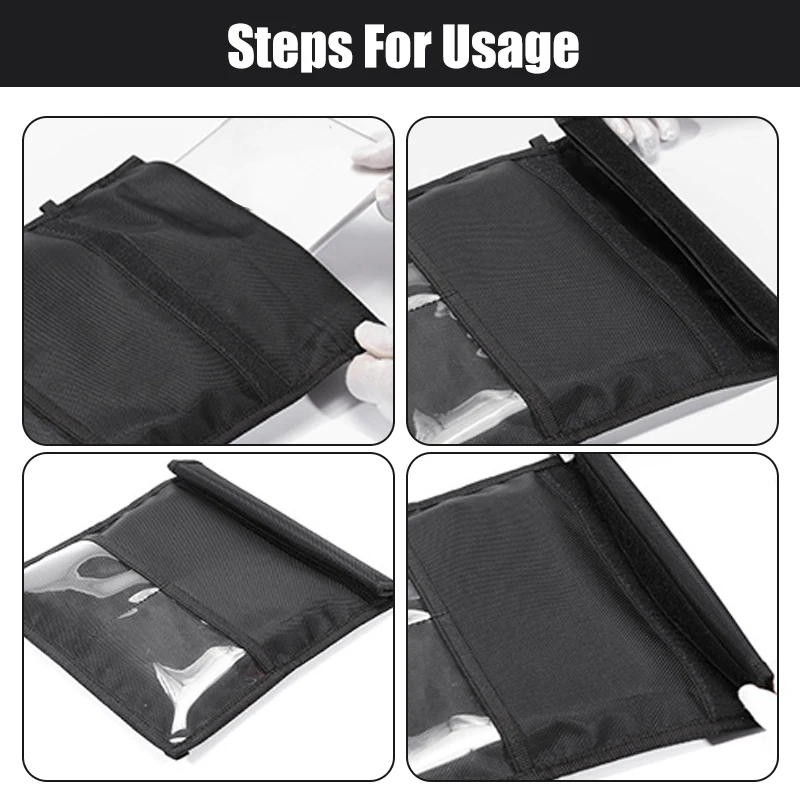 Faraday Bag for Laptop Phones Device Rfid Shielding Blocking Pouch Case Anti-Tracking Car Key Signal Blocker Case