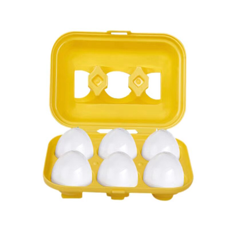 6-teiliges intelligentes Eier-Puzzle-Spielzeug für Kinder, frühe Bildung, erkennt Farbe, Form, passendes Puzzle, 3D-Ei, Montessori, Mathematik