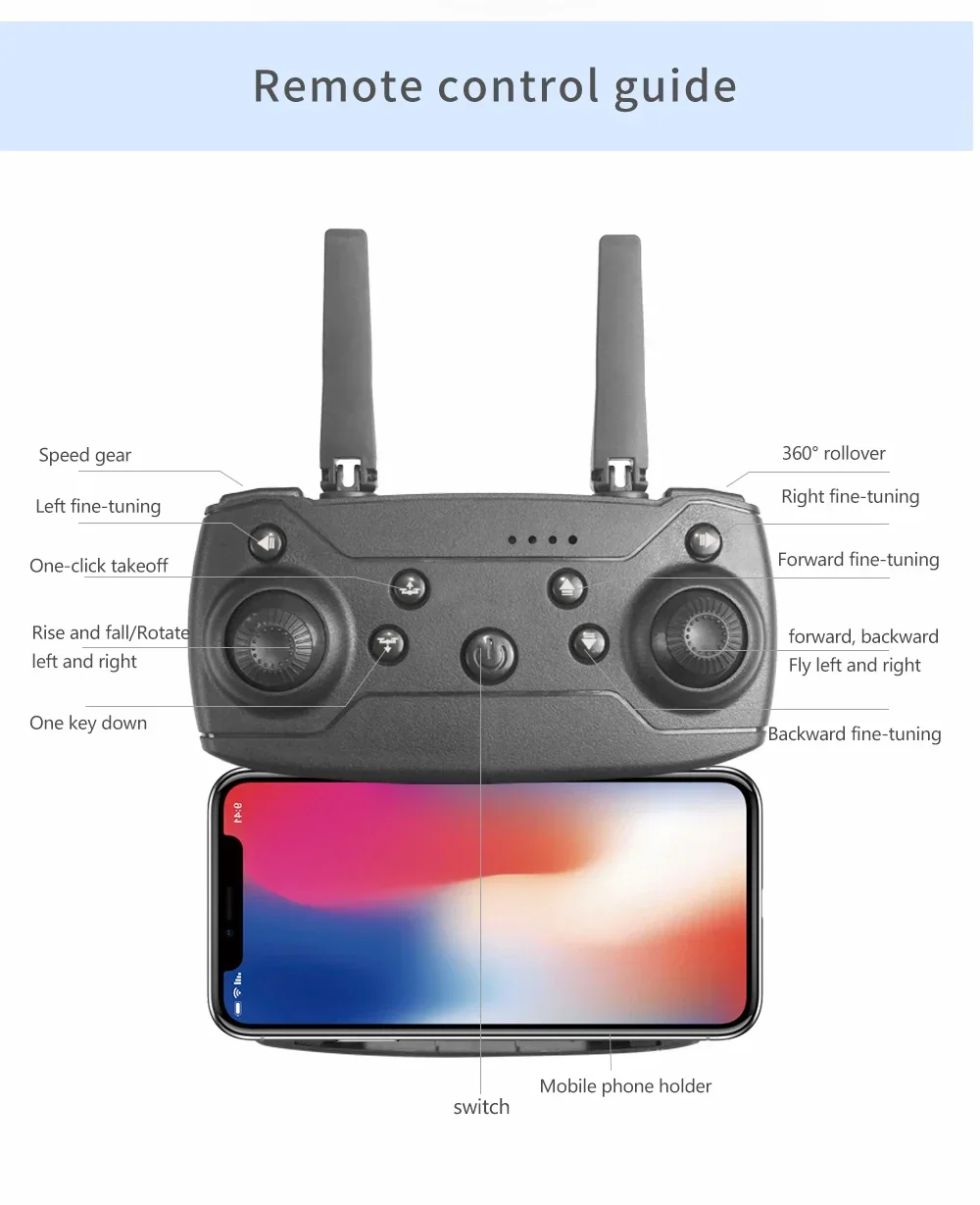 Nuevo Dron E88Pro RC 4K profesional con gran angular de 1080P, cámara Dual HD, helicóptero RC plegable, WIFI, FPV, delantal de sujeción de altura, venta