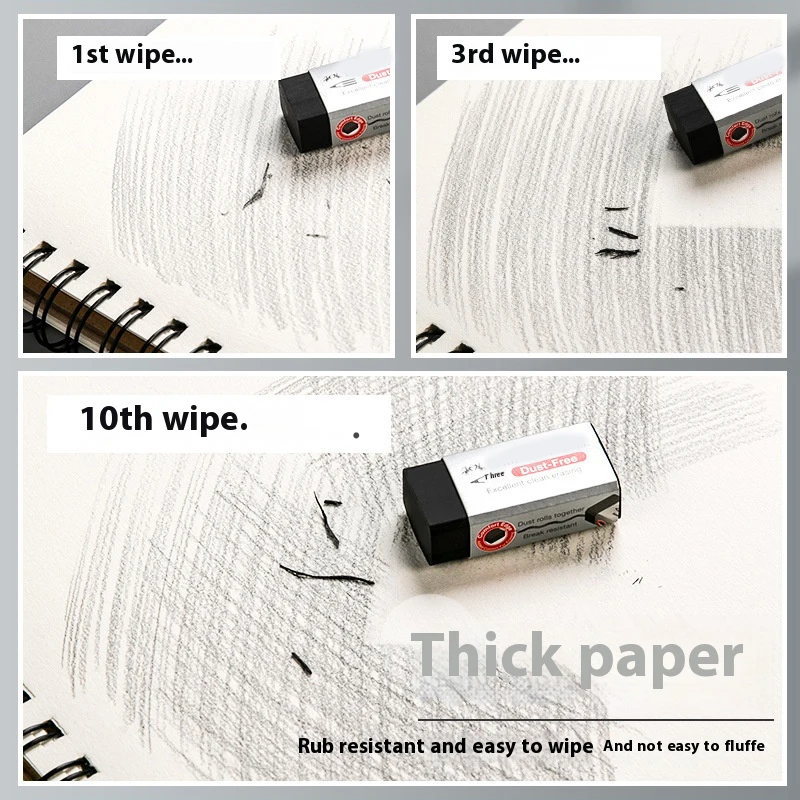 Professional Sketchbook กระดาษหนา 160 GSM วาดสีน้ําโน้ตบุ๊คเกลียว Art School Sketching อุปกรณ์วาด Notepad