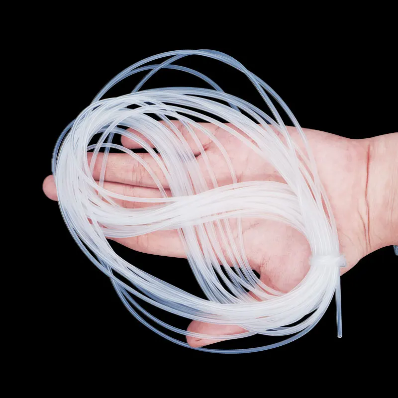 Tuyau en caoutchouc de Silicone Transparent de qualité alimentaire, 1M/5M 10M, 4 5 6 7 8 9 10 11 12 14 16mm de diamètre extérieur, Tube Flexible en Silicone