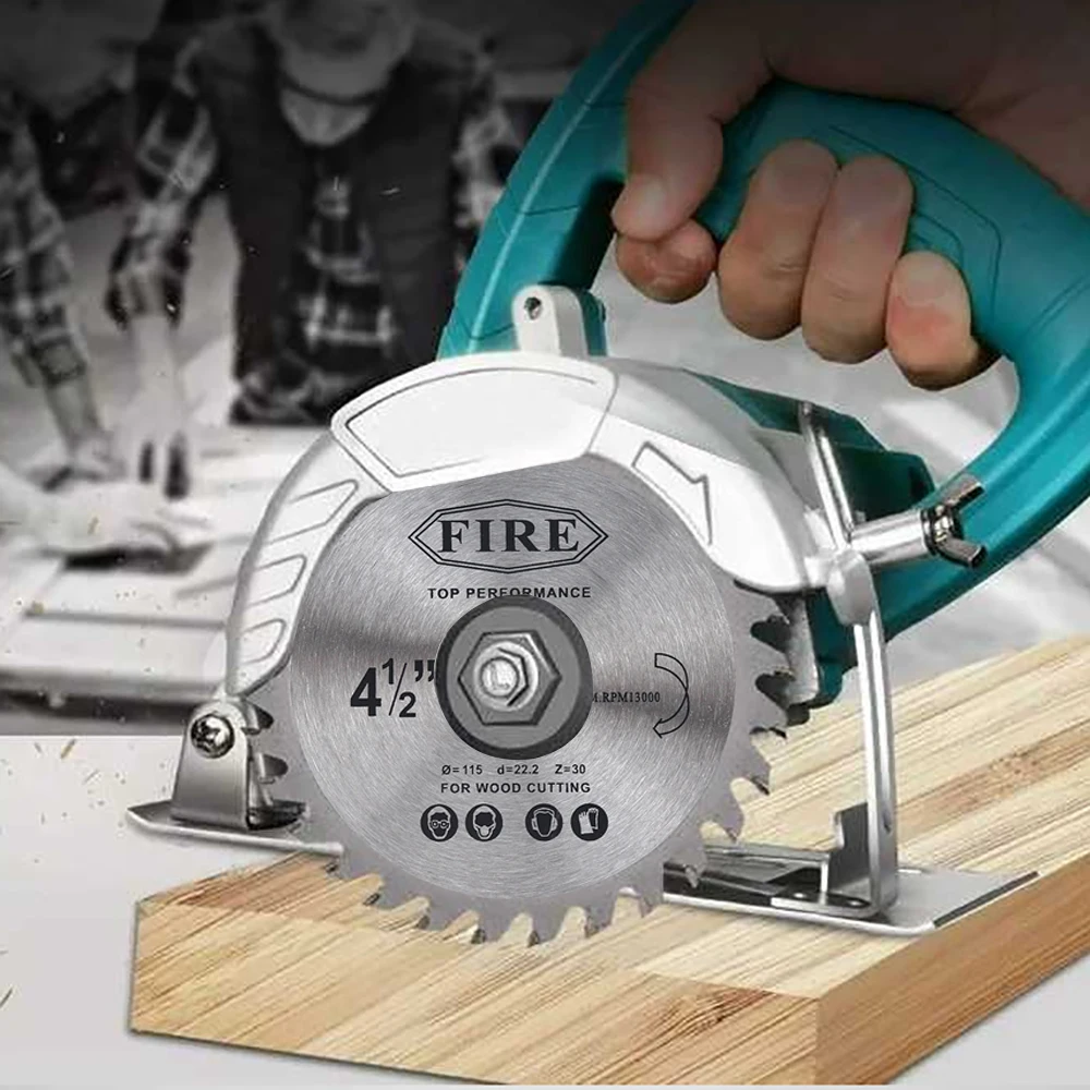 Hình Tròn Lưỡi Cưa Đĩa 4/4.5/5Inch Gỗ Cắt Đường Kính Lỗ 20Mm Cho Dụng Cụ Xoay Chế Biến Gỗ