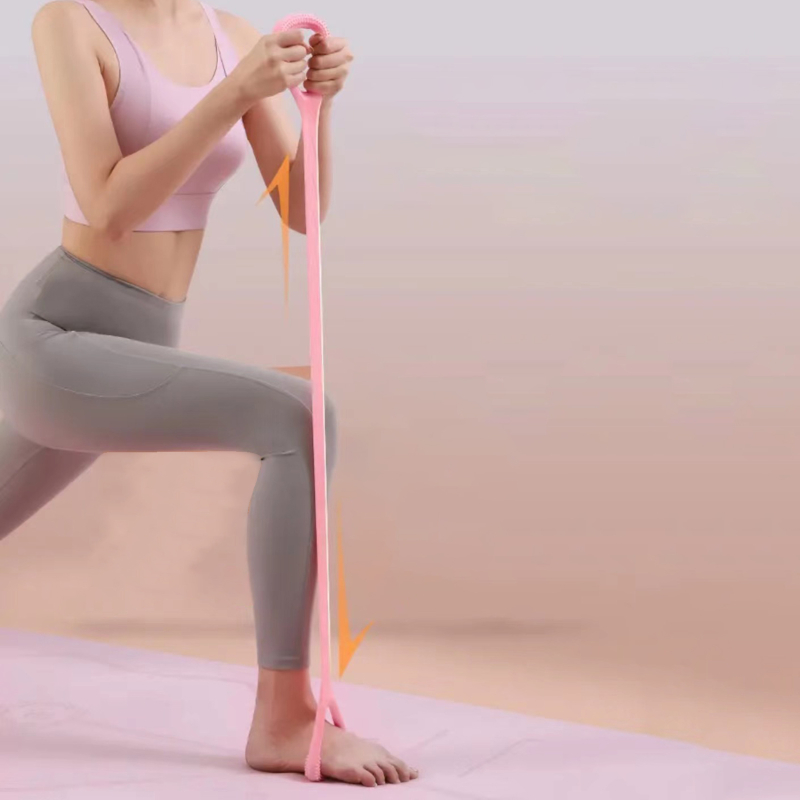 8-förmiges Fitness-Widerstands band Sport training Gummiband Home Fitness Gummi Zugseil Yoga-Training Fitness geräte