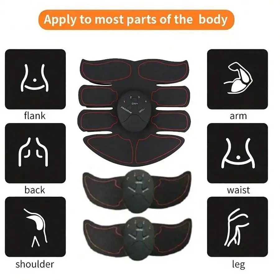 ワイヤレス電気筋肉刺激装置,ヒップトレーナー,腹筋,フィットネスマッサージャー,ems