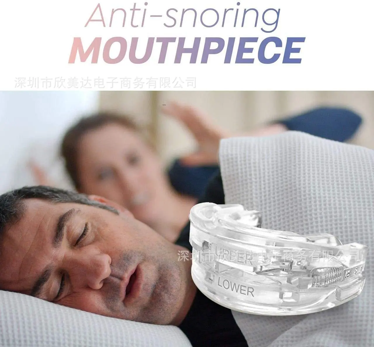 Anti-Snoring Teeth Bruxism Mouthguard Improves Sleep Teeth Bruxism Sleep and Apnea Snoring Device Stops Snoring