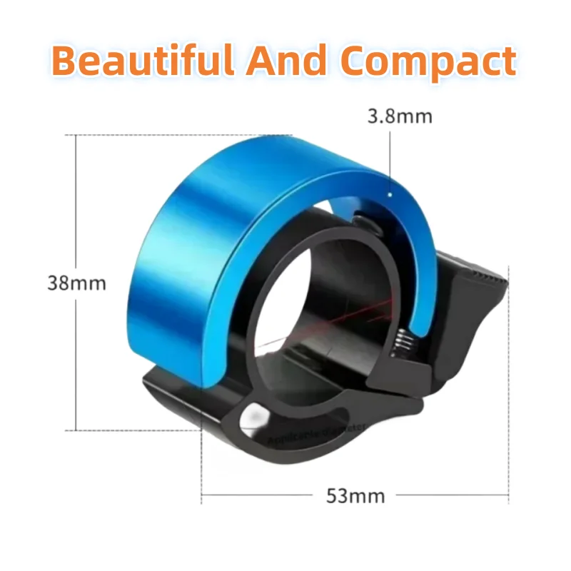 Sino de bicicleta adulto para bicicleta chifre invisível acessórios de equipamentos de equitação super alto esportes e ao ar livre