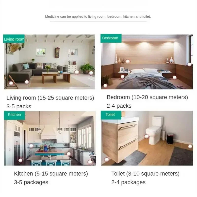 Poudre répulsive efficace pour cafards, appât Anti-fourmis, piège à poudre pour ménage et hôtel, Insecticide forte