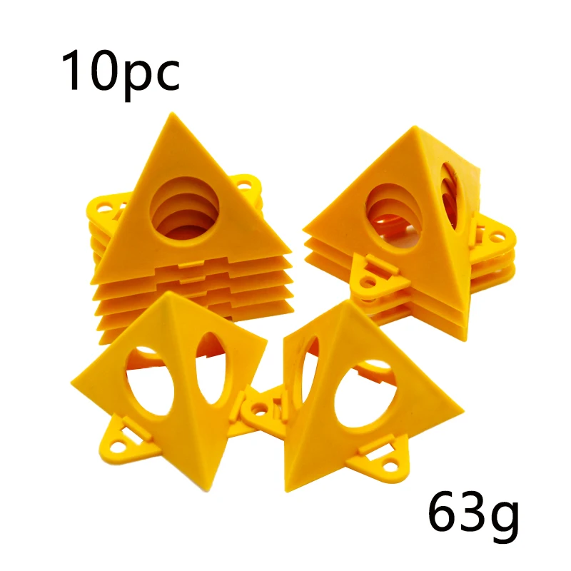 Soporte Triangular de trípode en forma de pirámide, soporte de pintura para carpintería, soporte de pintura en aerosol, bloque de cojín, juego de herramientas auxiliares, 10 Uds.
