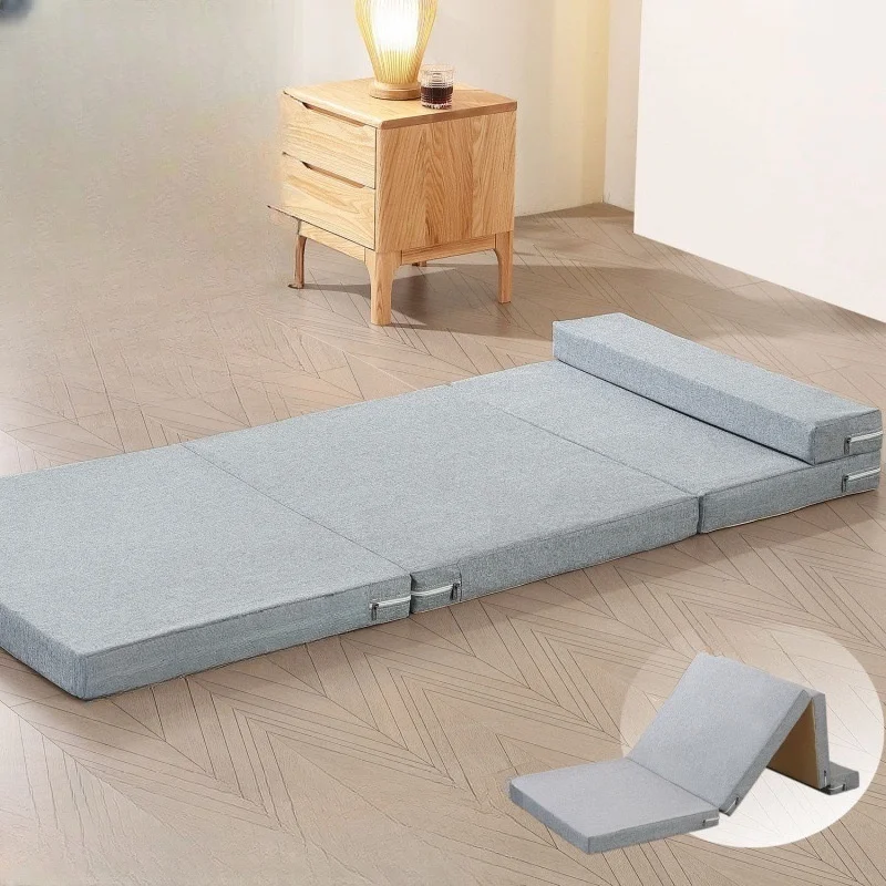 Folding Mattresses Portable Single Soft Lazy Memory Foam Tatami Yoga Mat for Sleeping on The Floor Office Workers Lunch Break