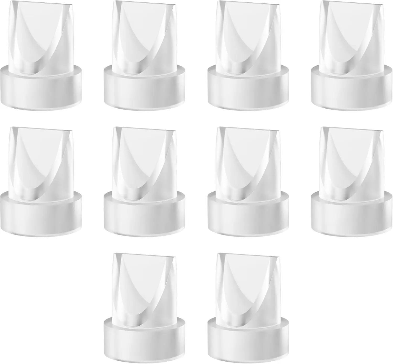 Diafragma de silicone dos válvulas do bico de pato compatível com a bomba de mama momcozy m5, acessórios das peças da bomba de substituição compatíveis para m5