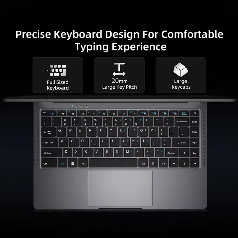 Bmax Laptop S14 Pro Intel N5000 Processor 8Gb Geheugen 256Gb Solid State Drive 1920X1080 14inch Windows 11 Wi-Fi Notebook Computer