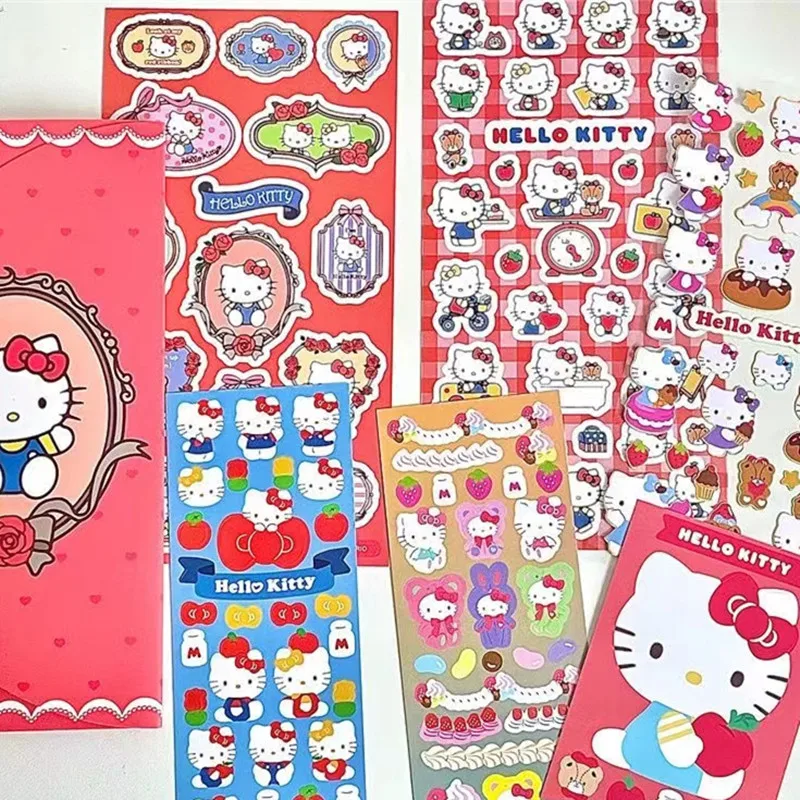 かわいいサンリオステッカー DIY ハンドアカウント日記装飾キティクロミ面白い漫画キッズガールズクリスマス誕生日ギフト報酬おもちゃ
