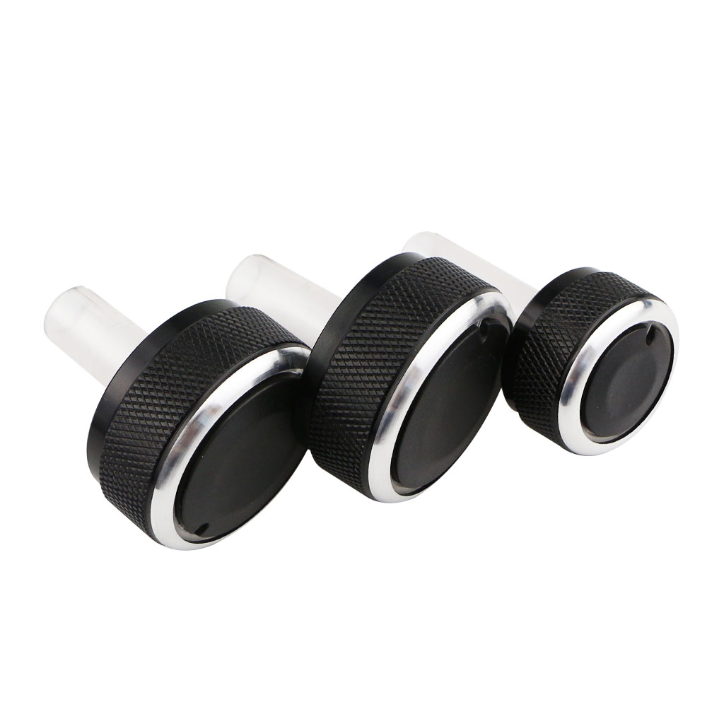 Perilla de aire acondicionado de aleación de aluminio, perilla de Control de calor para Volkswagen VW Passat B5 GOLF 4 MK4 Bora, accesorios para automóviles