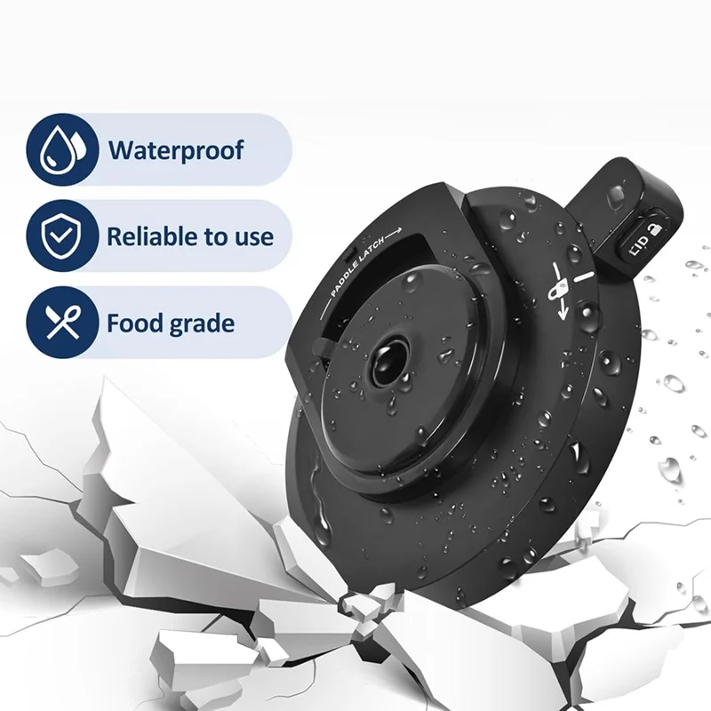 B59B-Outer Bowl Lid Sealing Ring Assembly For Ninja NC299AMZ/NC300 NC301/CN305A Series Ice Cream Maker Replacement