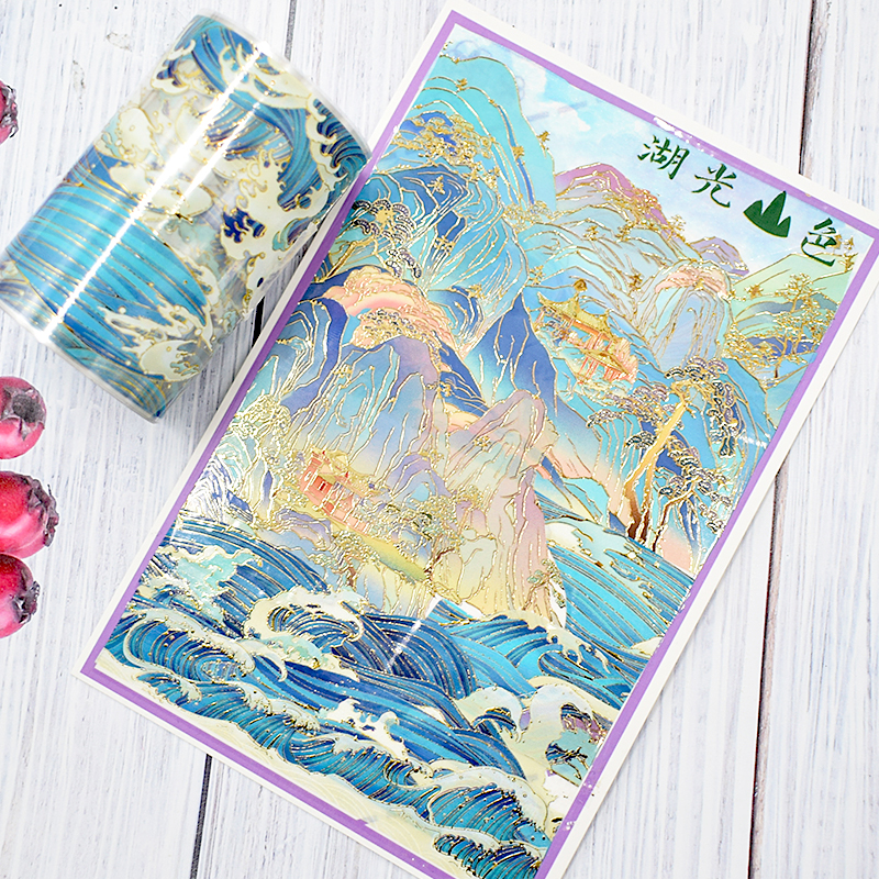 สัตว์เลี้ยง Washi เทป Masking โบราณภูมิทัศน์ตกแต่ง Planner กาว DIY Craft Scrapbooking ไดอารี่สมุดบันทึกสติกเกอร์ของขวัญ