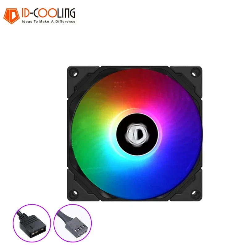 ID-Làm Mát TF-9215 ARGB Siêu Mỏng Thinckness 15Mm Siêu Mỏng PWM Điều Khiển Nhiệt Độ 9Cm Khung Xe Làm Mát quạt 5V RGB