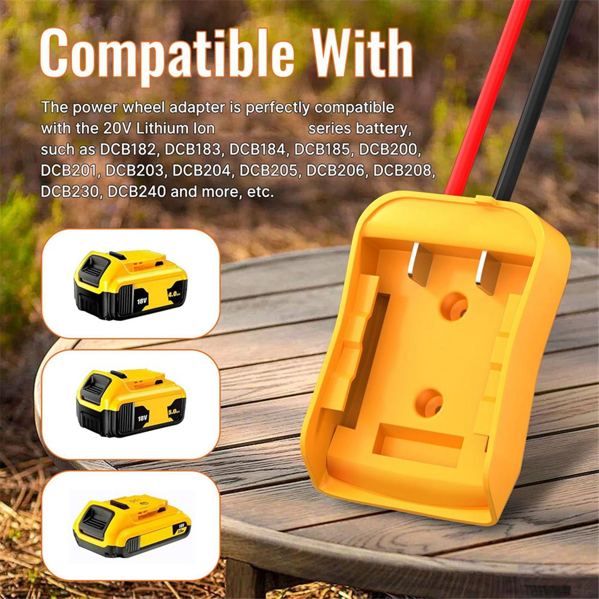 BABQ Für Dewalt Tragbare Starthilfe Kabel Auto Hilfs Starter Auto Starthilfe Umwandlung Batterie Jumper