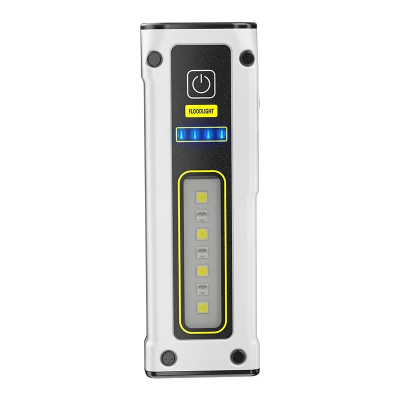 MINI tragbare wiederaufladbare LED-Taschenlampe für den Außenbereich, Notfall-Service-Lampe mit magnetischer, leistungsstarker Taschenlampe mit großer Reichweite zum Angeln