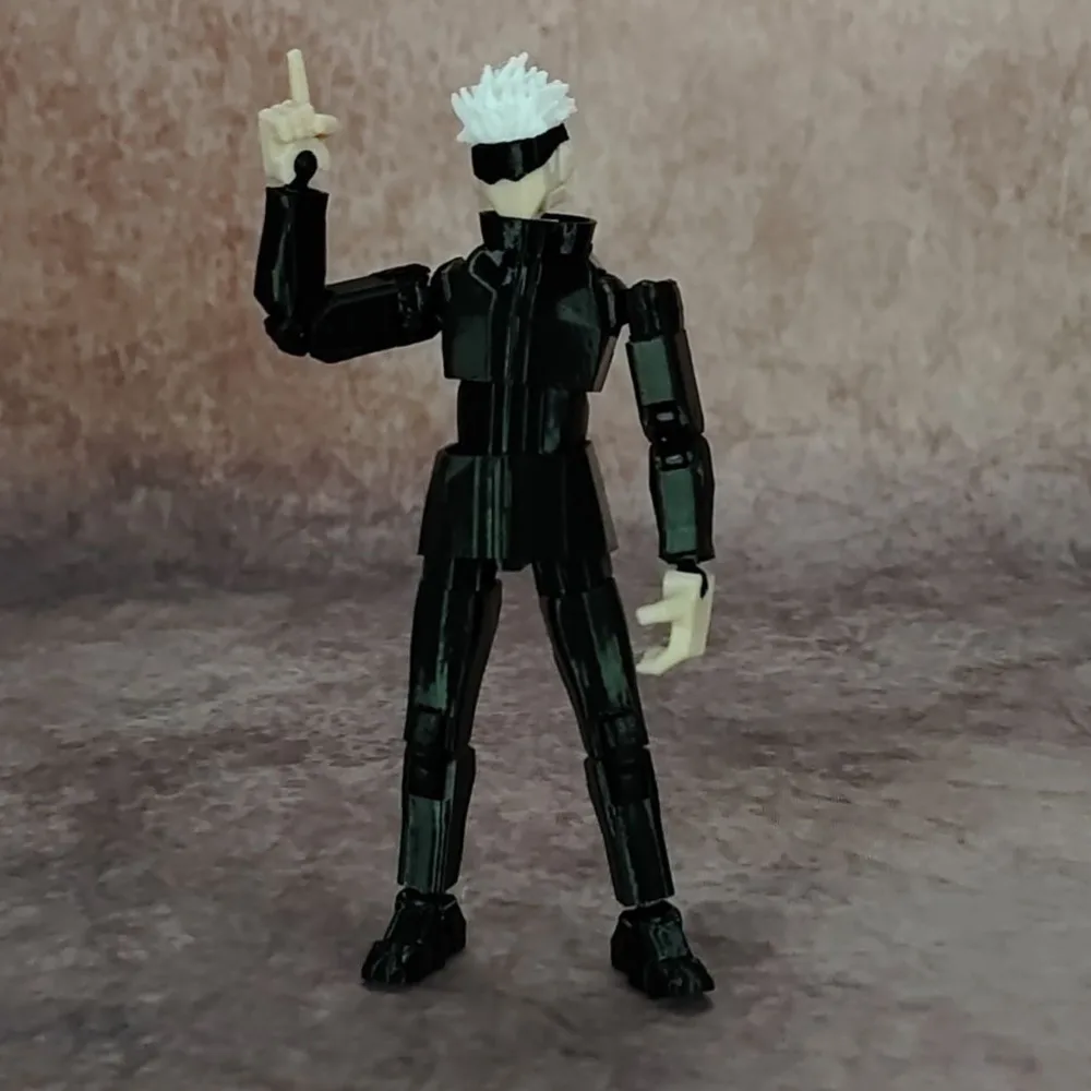 アニメのアクションフィギュア,色とりどりの関節,3Dプリントのゴジョサトル,ジュジュツカイゼン,シェイプシフトトイ,マネキンモデル,オーナメントギフト