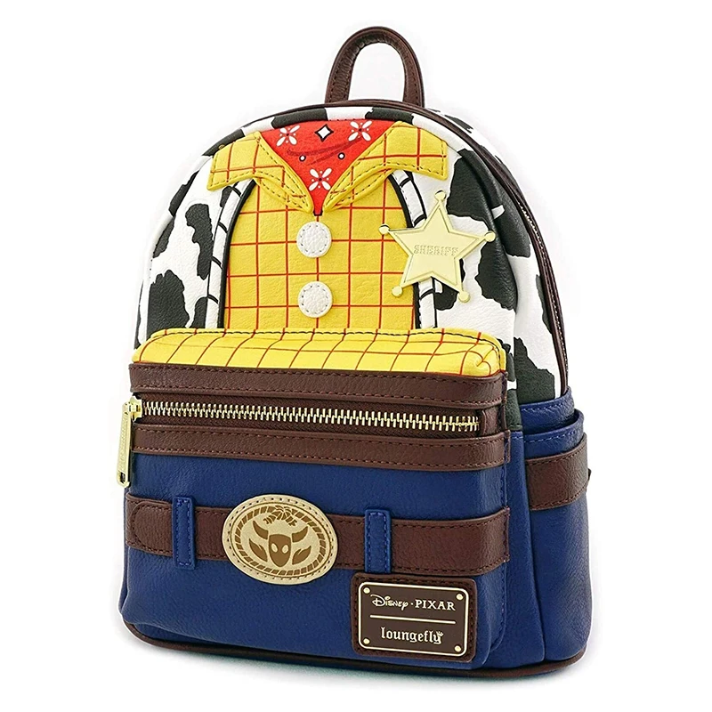 Loungefly Disney Woody Toy Story 4 Mini plecaki damskie podwójne torba z pasek na ramię