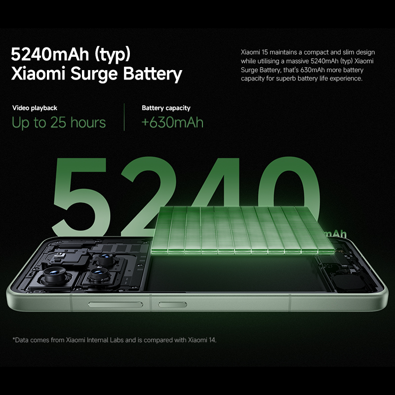 Algemene versie Xiaomi 15 smartphone 256 GB/512 GB 6,36 "AMOLED-scherm 120 Hz Leeuwebek ®   8Elite Leica-camera