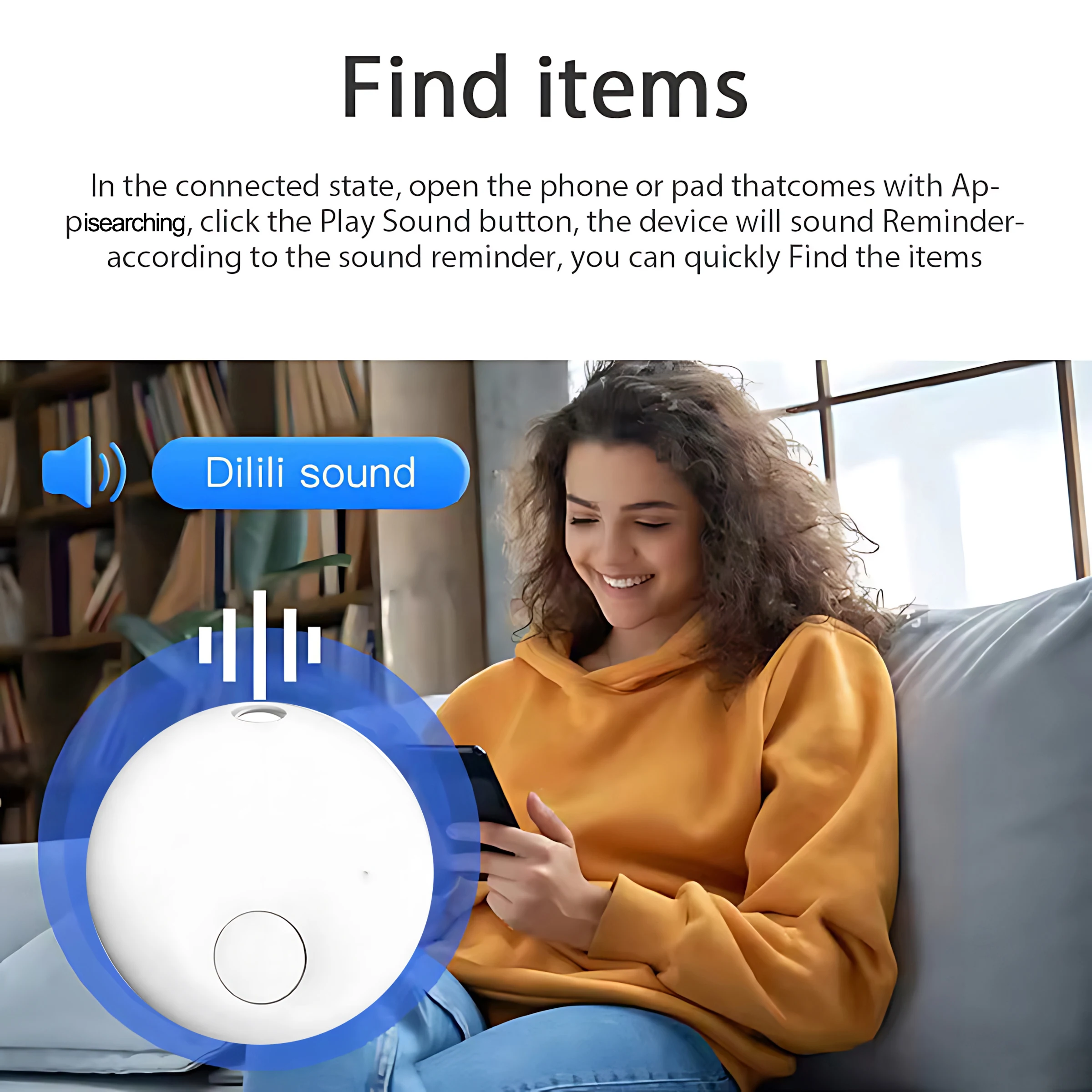 Mini dispositif de suivi GPS, étiquette clé, recherche d'enfant, chien, animal de compagnie, localisation, Bluetooth, traceur intelligent, dispositif Anti-perte de véhicule